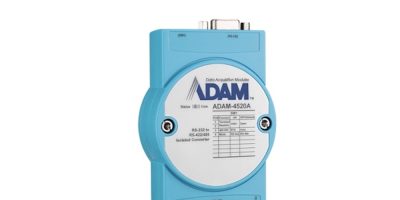 ADAM-4520A transparently converts RS-232 to RS-422/485