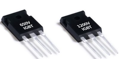 1200V and 650V IGBTs are designed for PTC heaters of EVs