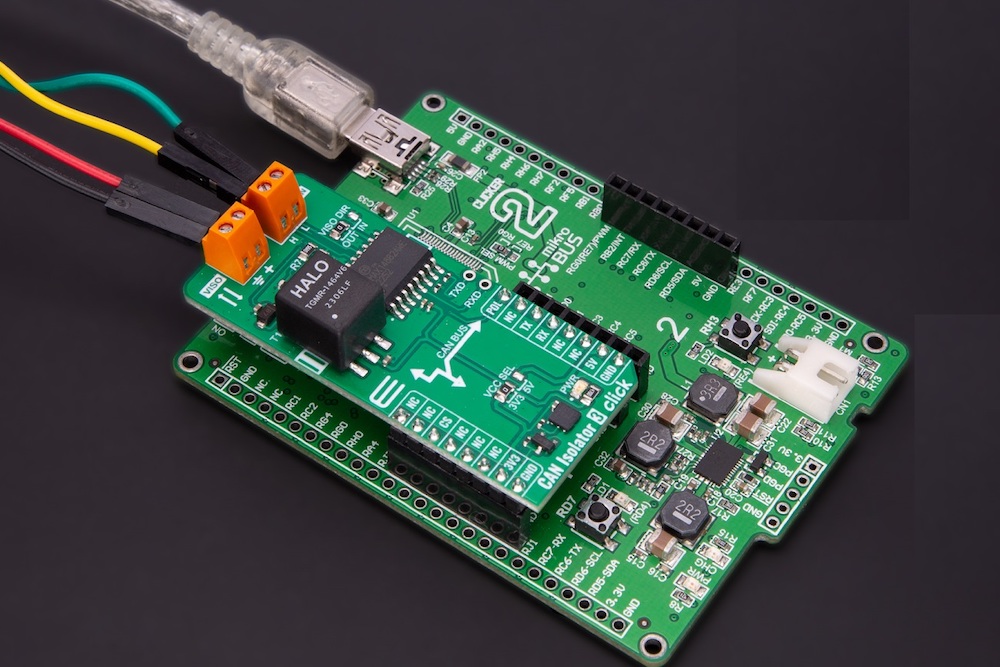 Latest Click board adds isolated CAN for automation and IIoT use