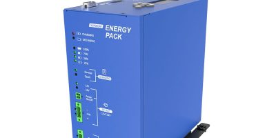 Industrial-grade supercapacitor provides self-sustaining back up