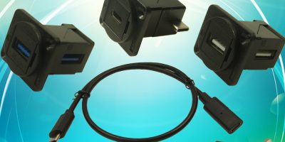 Cliff Electronics adds USB variants to Right-Angle FeedThrough connector range