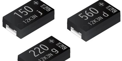 Panasonic Industry extends SP-Caps series for long life and low ESR