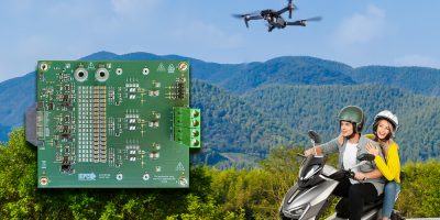 GaN-based reference design supports e-bikes, robot and drone development