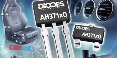 High-voltage hall effect latches from Diodes provide improved resistance to physical stress
