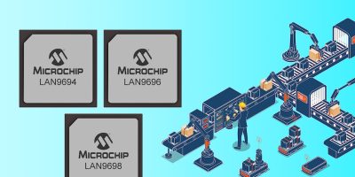 Next-Gen ethernet switches from Microchip feature time sensitive networking and scalable port bandwidths