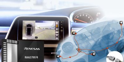 Renesas launches new four-channel video decoder for automotive cameras