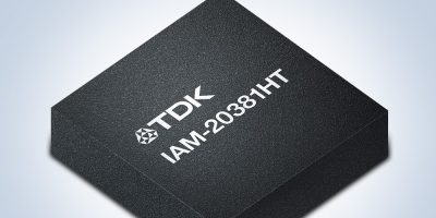TDK announces new 3-axis accelerometer, finalising transition of SmartAutomotive non-safety product family to 105°C