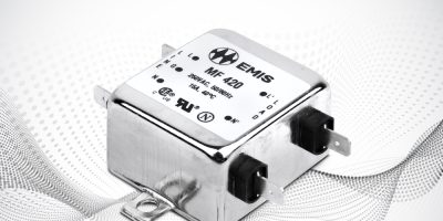 EMIS single phase chassis mount EMI filters have compact form-factor