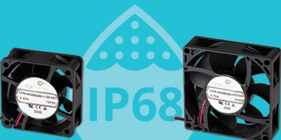 New IP68 rated models added to CUI Devices’ dc fans line