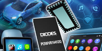 Automotive-compliant video switch from Diodes cuts BoM