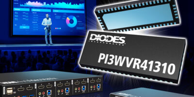 High-speed video switch from Diodes supports latest standards