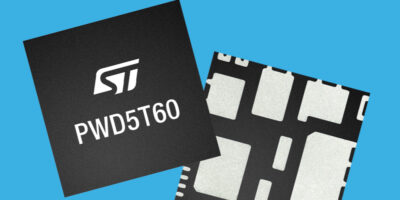 ST launches integrated high-voltage power stage with space-efficient evaluation board