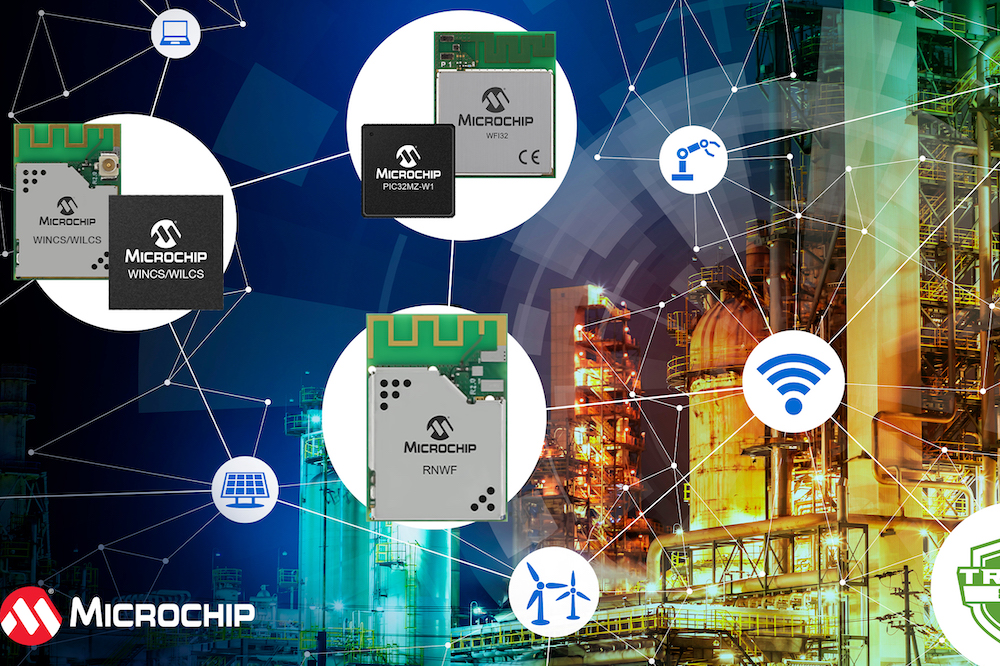 Microchip releases 20 Wi-Fi products for industrial and commercial applications