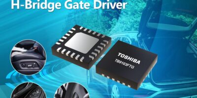 Toshiba sampling automotive gate driver IC for brushed DC motors