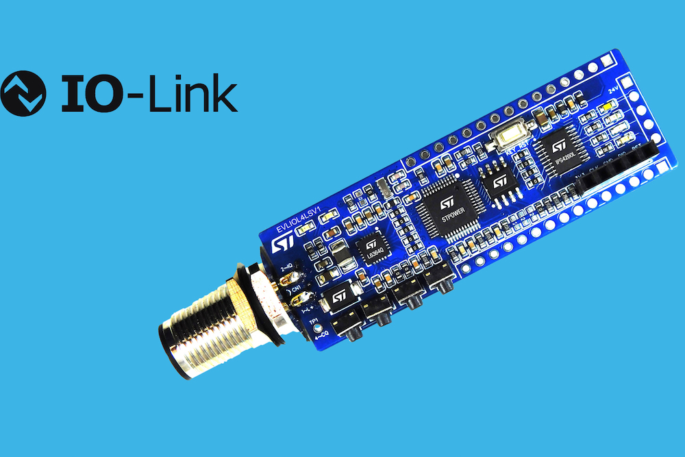 IO-Link actuator board from ST delivers turnkey reference design for industrial monitoring and appliances