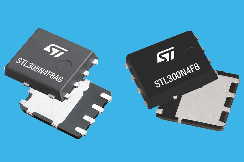 ST releases standard-threshold 40V MOSFETs in enhanced STripFET F8 technology