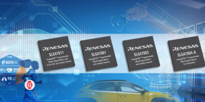 Renesas introduces new AnalogPAK programmable mixed-signal ICs