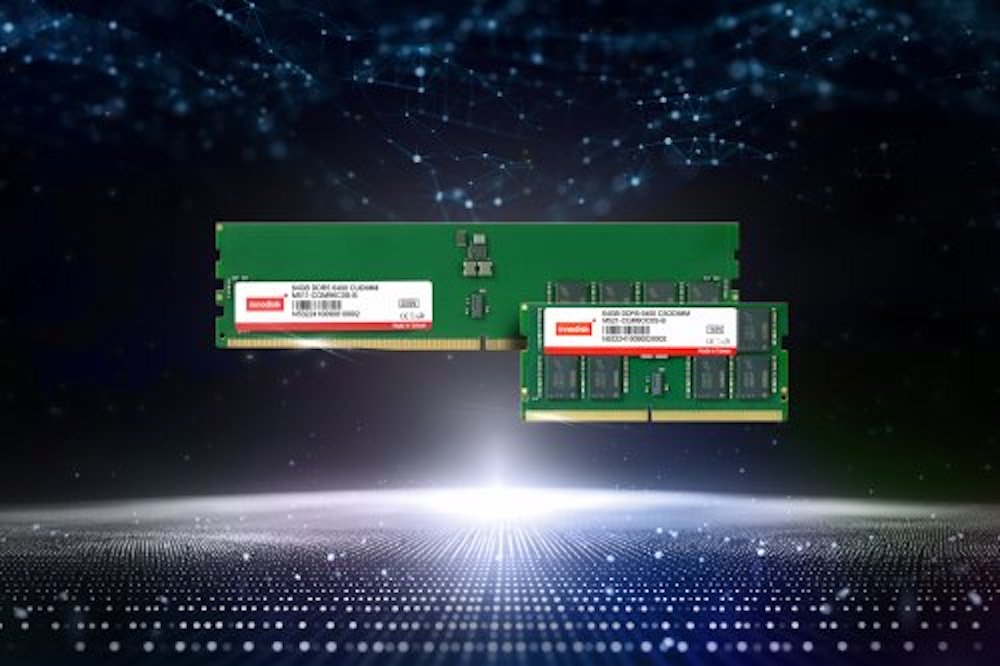 Innodisk unveils DDR5 6400 64GB DRAM series to empower Edge AI