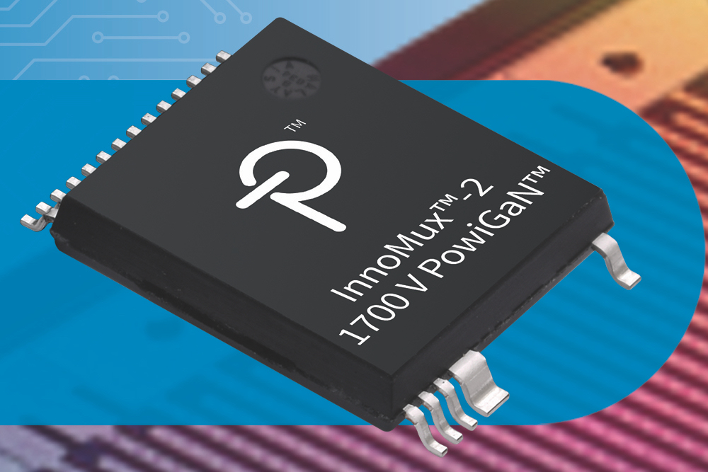 Power Integrations launches 1700 V GaN switcher IC