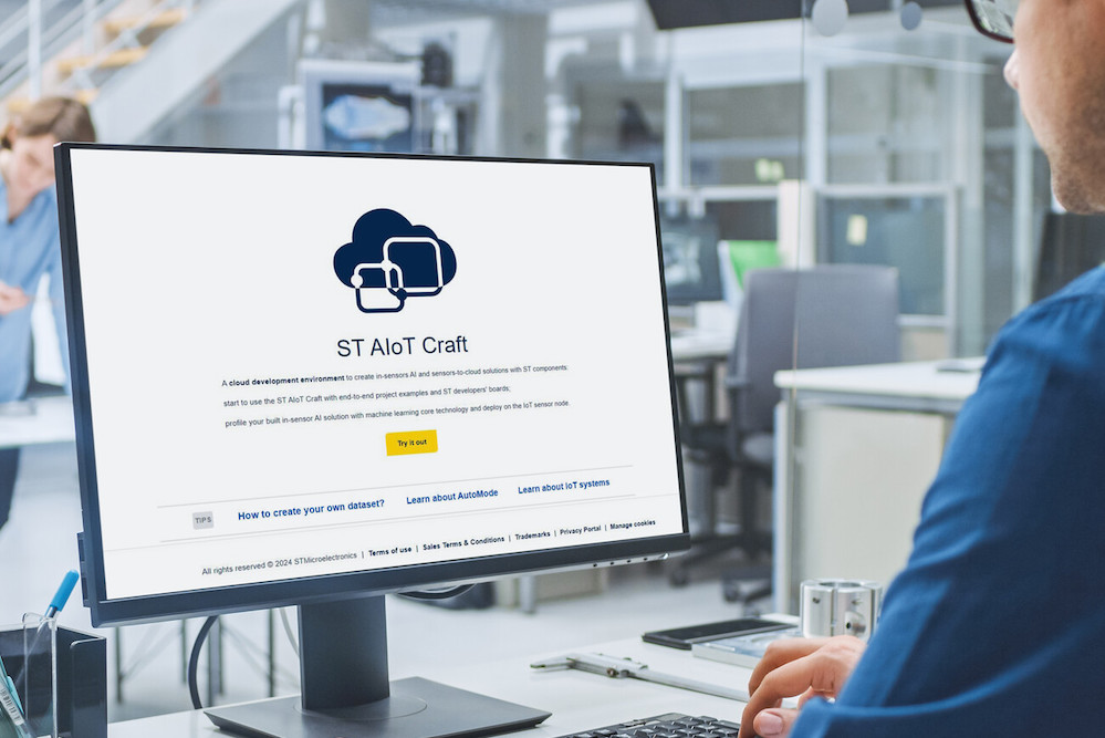 Web-based tool from ST accelerates AIoT projects with smart sensors