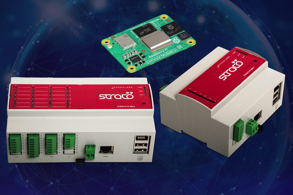 Sfera Labs Strato Pi Max is now powered by the Raspberry Pi compute module 5