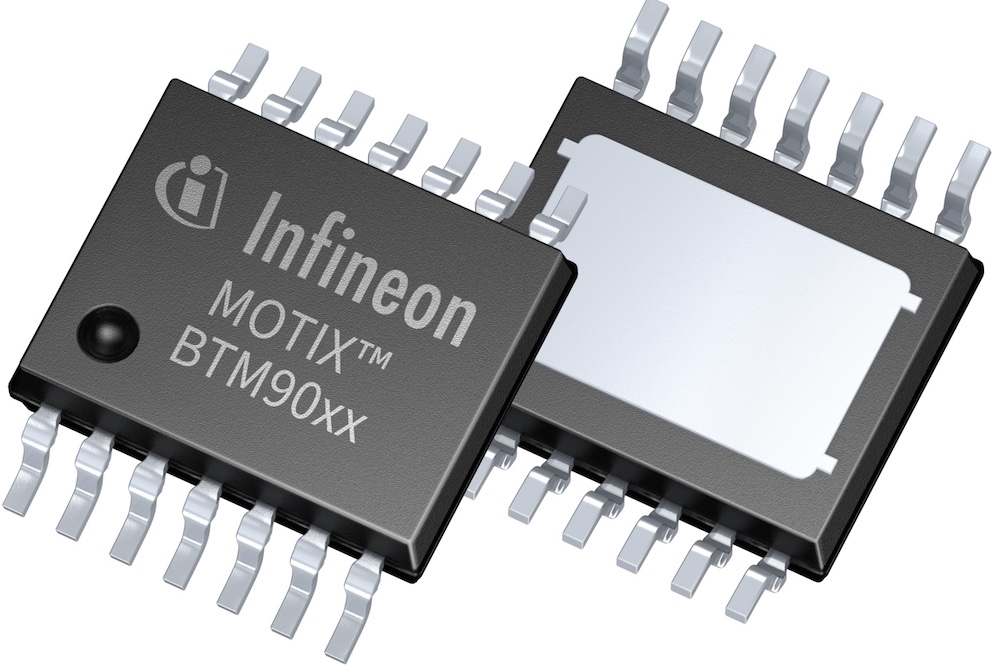 Infineon announce new MOTIX family of full-bridge ICs for smart brushed DC motor applications