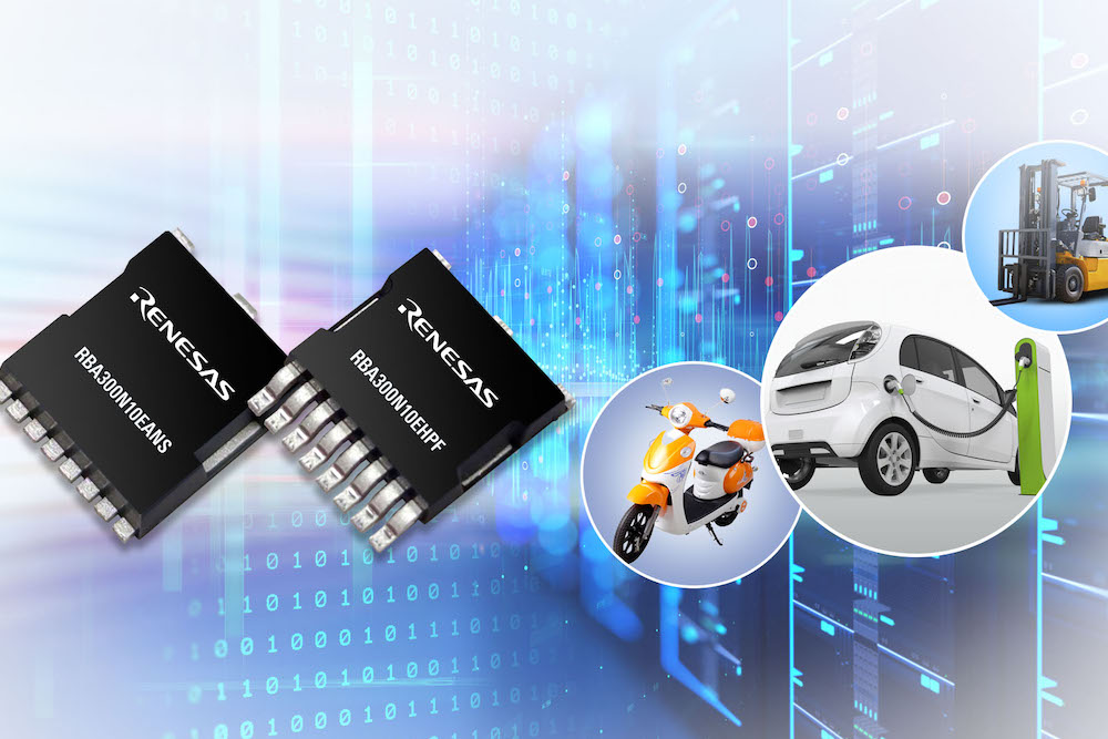 Renesas introduces new 100V high-power N-Channel MOSFETs