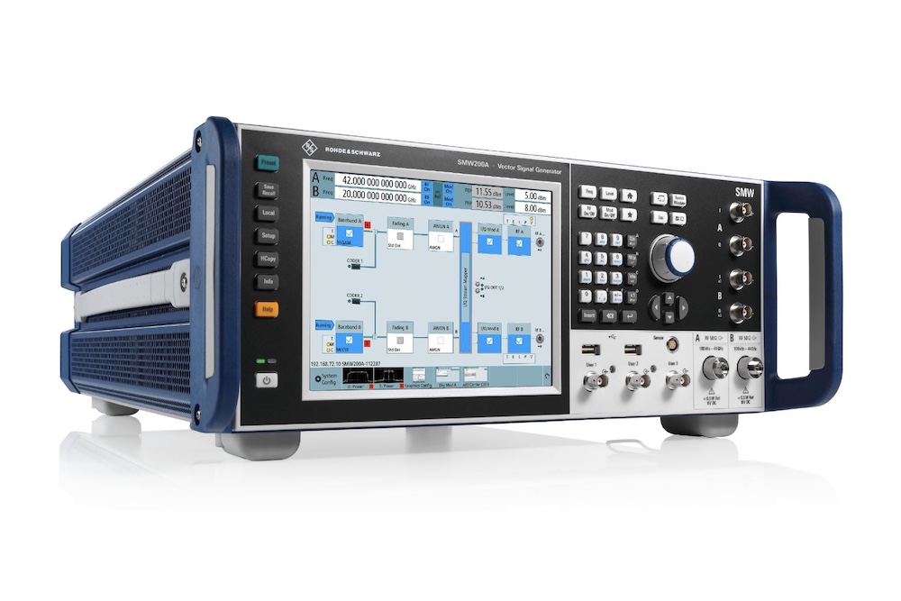 New R&S vector signal generators feature significantly improved EVM performance