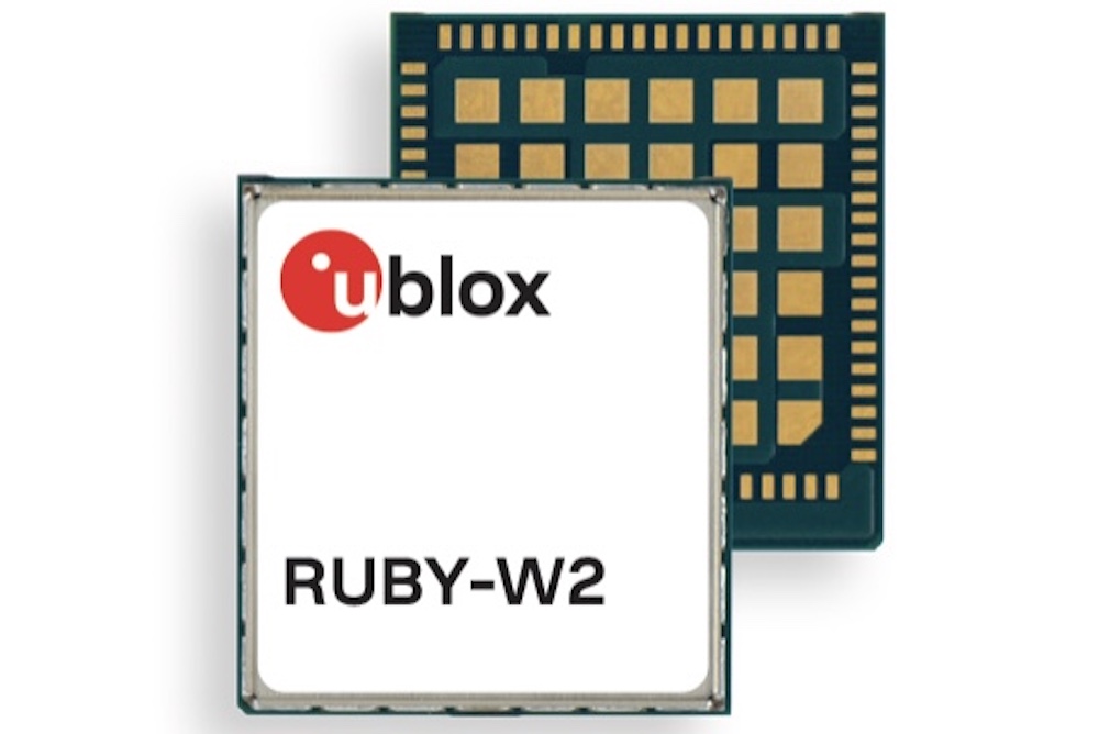 u-blox announces RUBY-W2 their first automotive-grade Wi-Fi 7 module