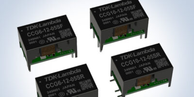 DC-DC converter series from TDK now available with a two-sided board coating option