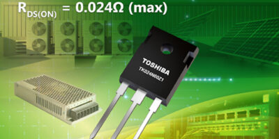 New Toshiba 600V 24mΩ MOSFET improves power supply efficiency