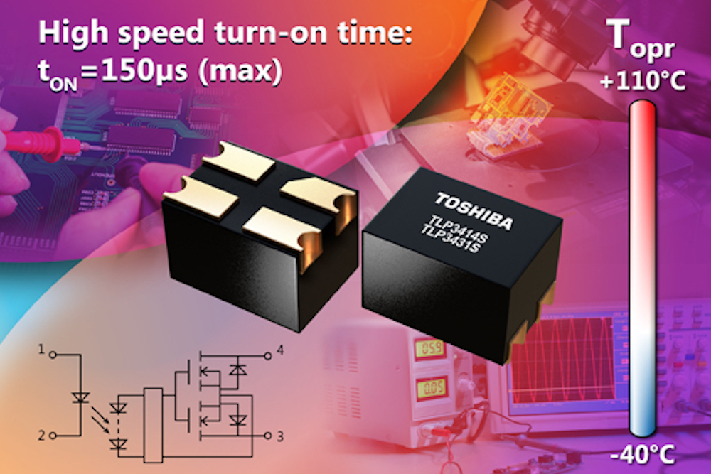 New Toshiba high-speed photorelays improve semiconductor tester efficiency