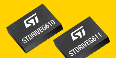 GaN half-bridge drivers from ST fine-tuned for power conversion and motion control