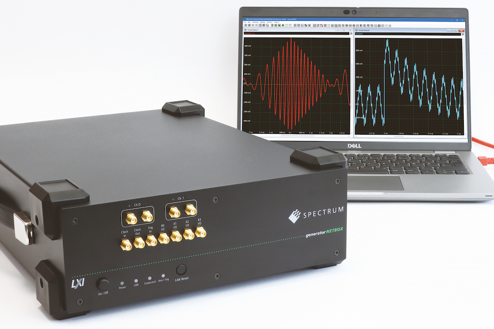 Ultrafast AWGs with Ethernet control from Spectrum for wideband signal generation