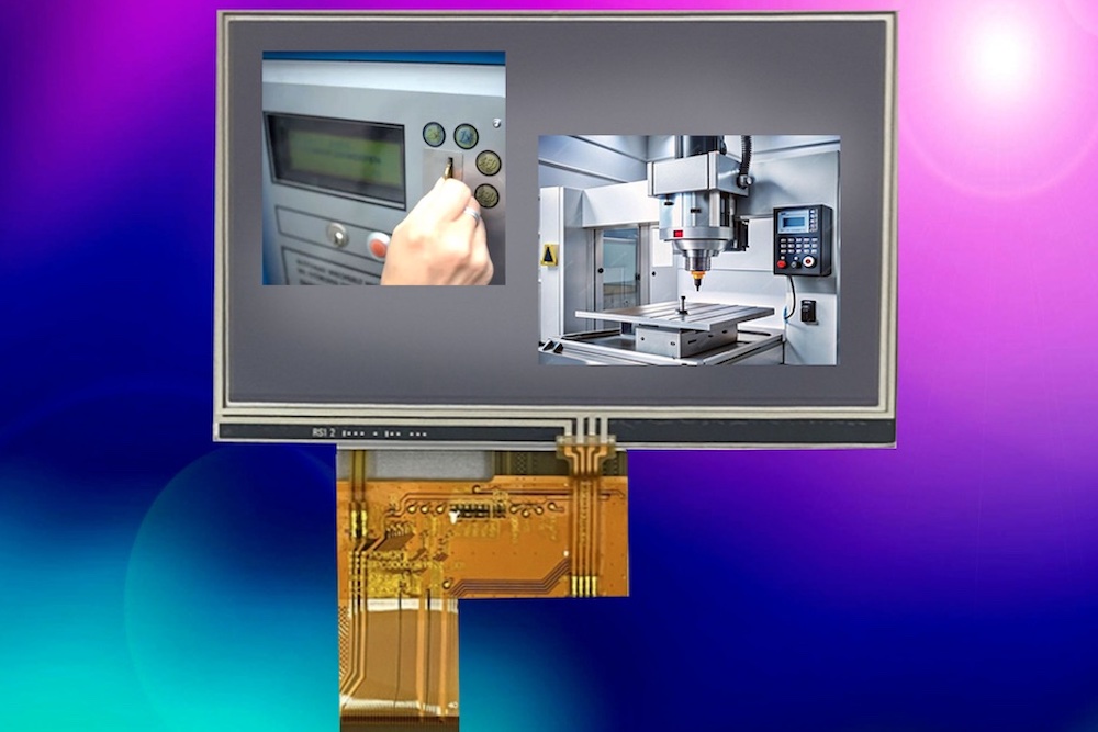 New 4.3-inch IPS display from Inelco Hunter, for industrial applications