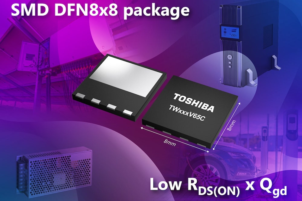 Ultra-compact SiC MOSFETs from Toshiba enhance power density and efficiency