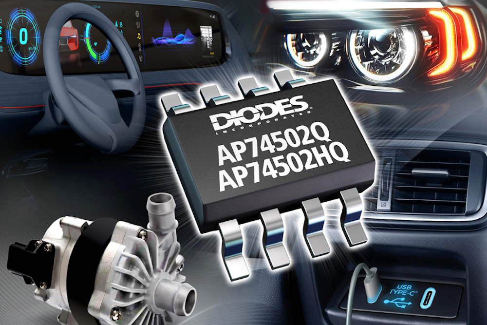 Diode controllers from Diodes simplify reverse battery polarity