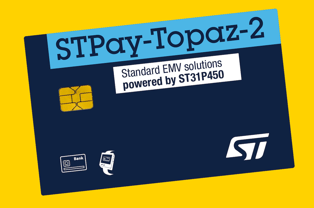ST’ STPay-Topaz-2 contactless-payment solution boosts flexibility and security