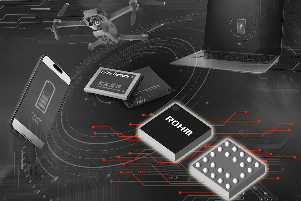 ROHM develops an ultra-compact MOSFET ideal for fast charging