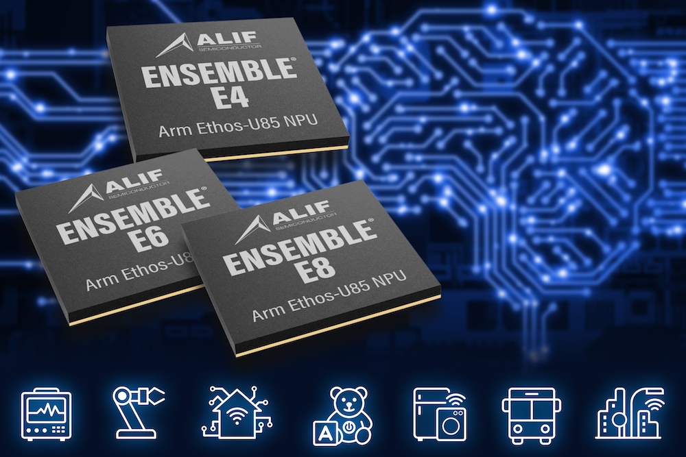 Alif Semi release benchmark results from its latest GenAI enabled MCUs