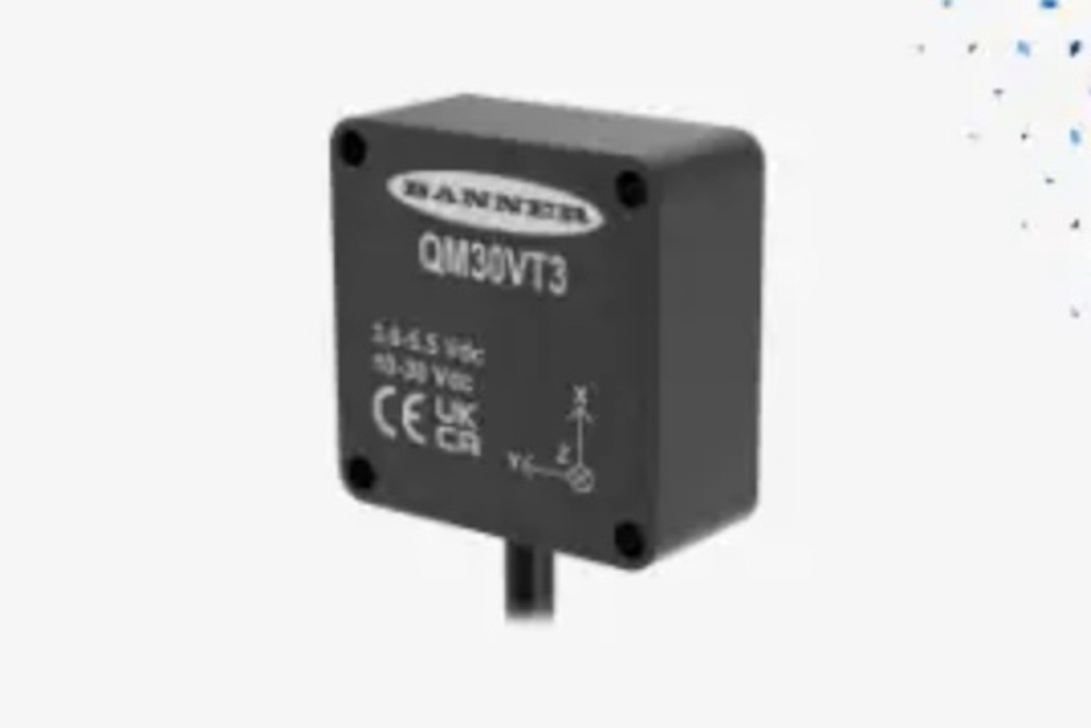Mouser now shipping banner engineering's QM30VT3 3-Axis vibration sensors