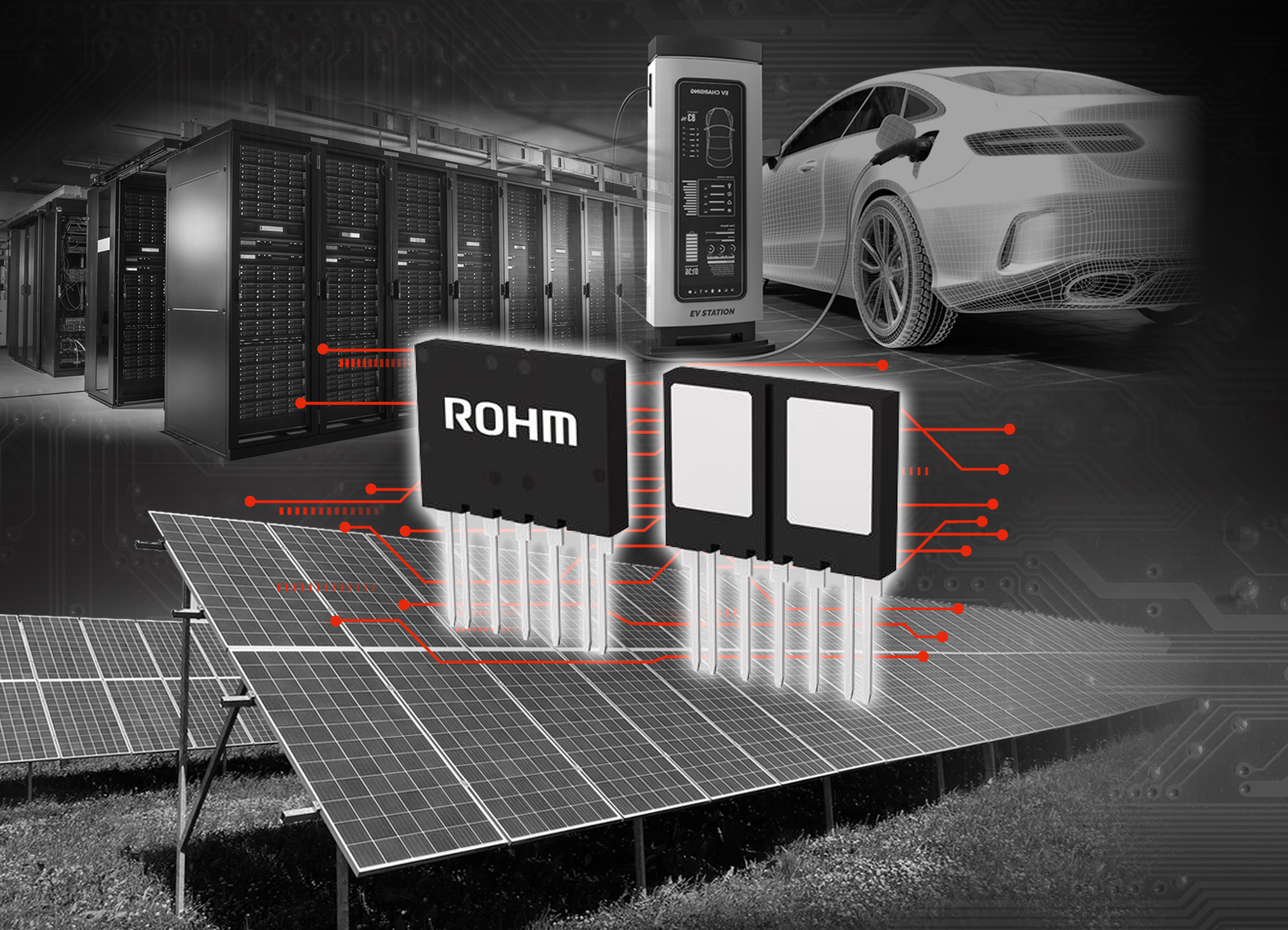 Rohm launches 2-in-1 SiC moulded module “DOT-247”