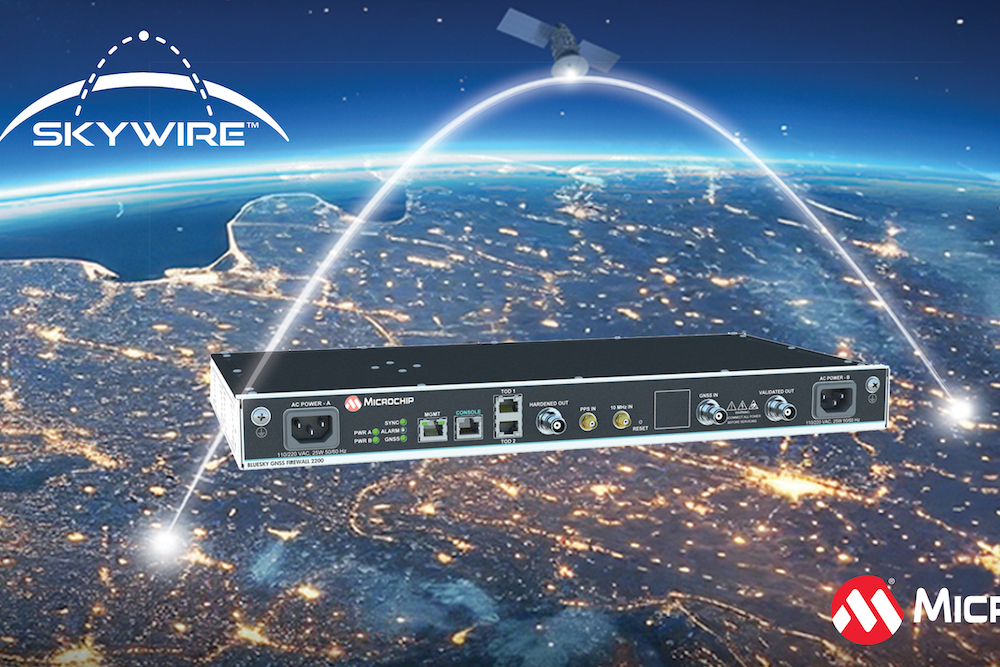 SkyWire technology from Microchip aligns and compares clocks within nanoseconds