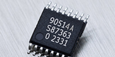 Inductive sensor from Melexis that simultaneously reads two sets of coils