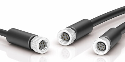 binder expands M8 portfolio with 360° shielded cable connectors
