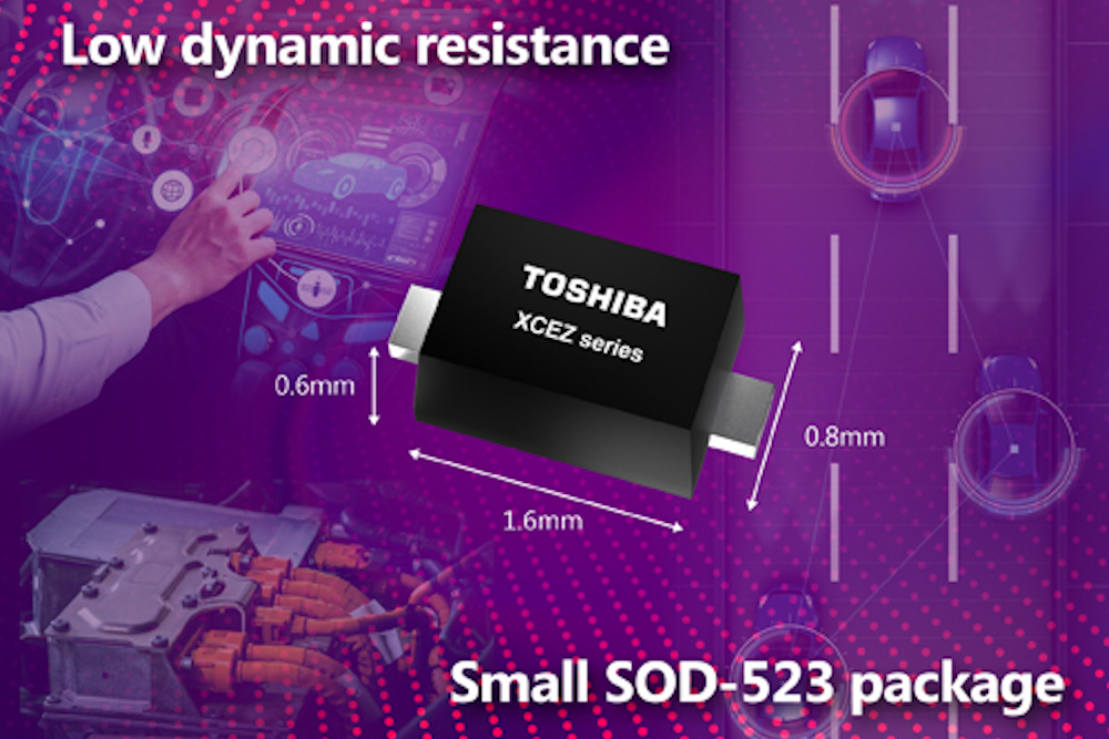 Toshiba announces automotive surge-protection Zener diodes in compact package