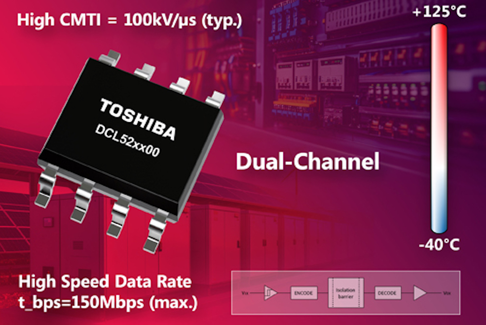 Toshiba expands standard digital isolator lineup with four dual-channel devices
