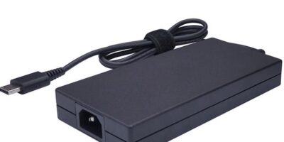 Compact AC adapter with ROHM’s EcoGaN power IC adopted in MSI’s products