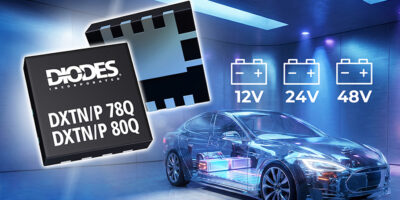 New ultra-low VCE(sat) NPN and PNP bipolar transistors from Diodes