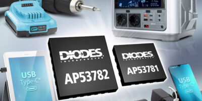 New USB type-C dual-role power delivery controllers from Diodes